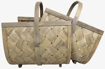 Bild av stora spånkorgar med stil och funktionalitet