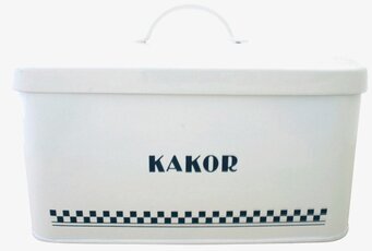 Plåtburk Classic Kakor Blå/Vit från Strömshaga i köket