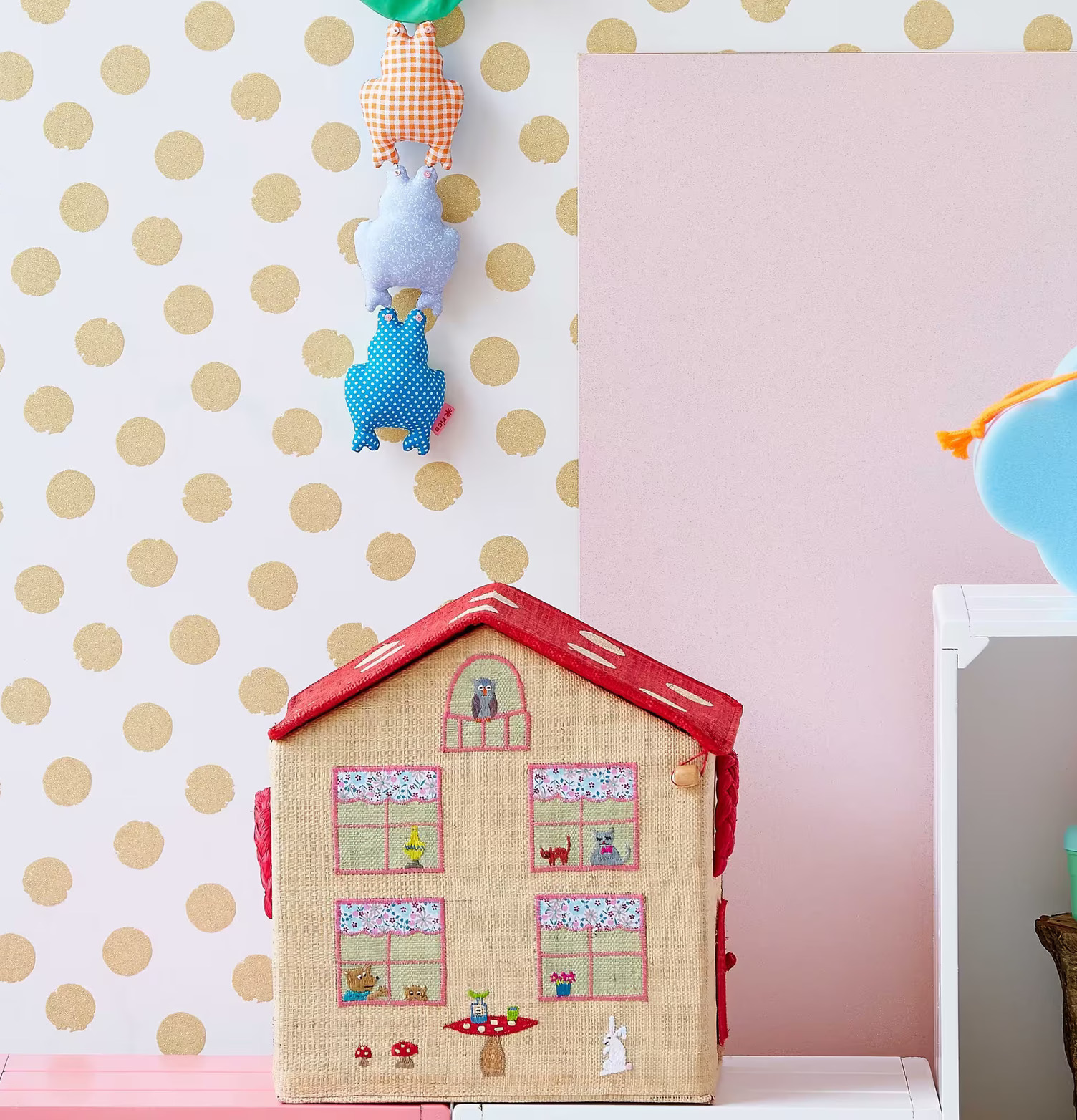 Förvaringskorg Small High Rise från Rice i barnrum