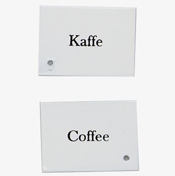 Plåtburk Hilma Kaffe Svart/Mässing från Strömshaga