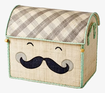 Bild av charmig och praktisk förvaringskorg med stil