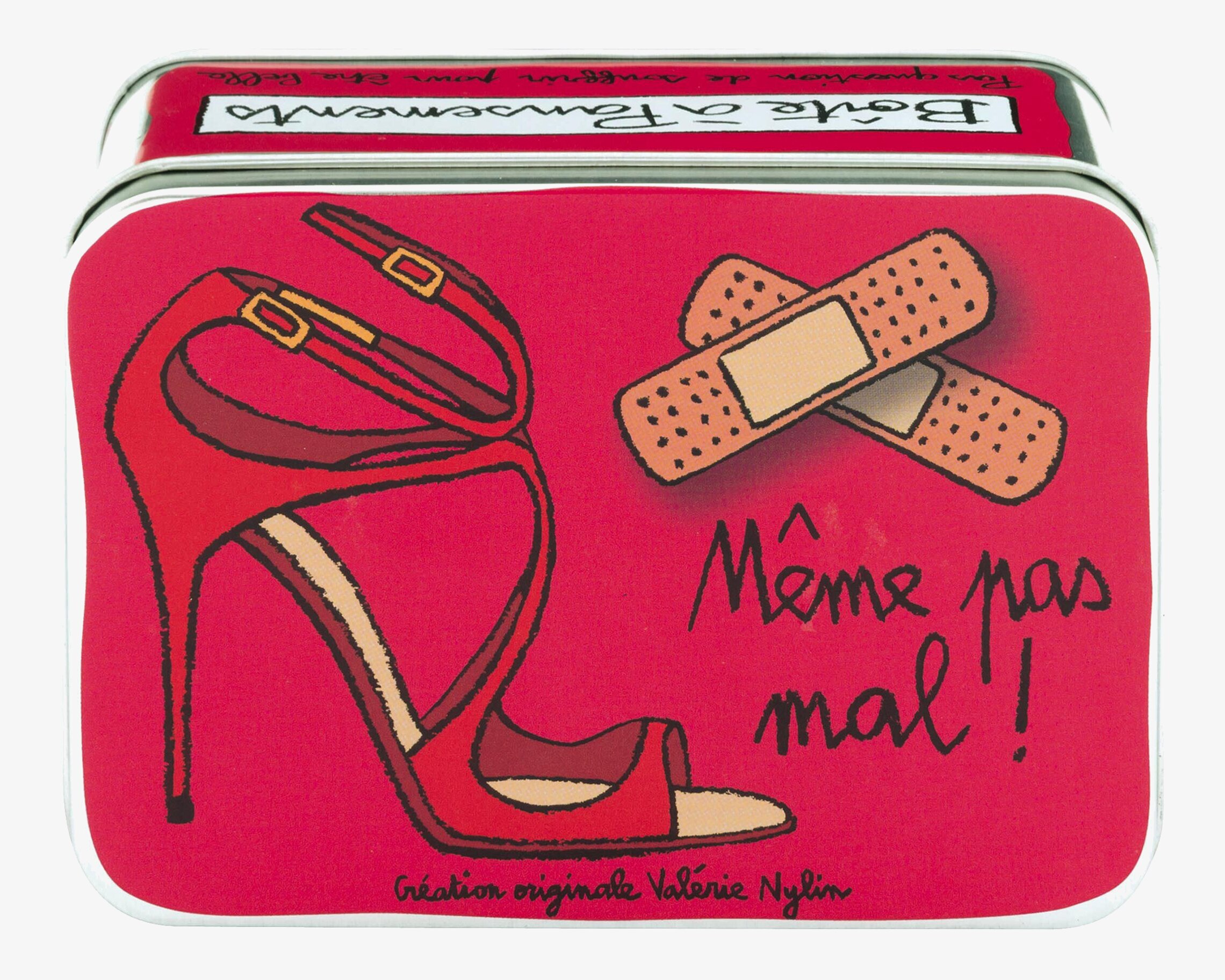 Plåtburk Plåster Röd från Derriére la porte med chic design