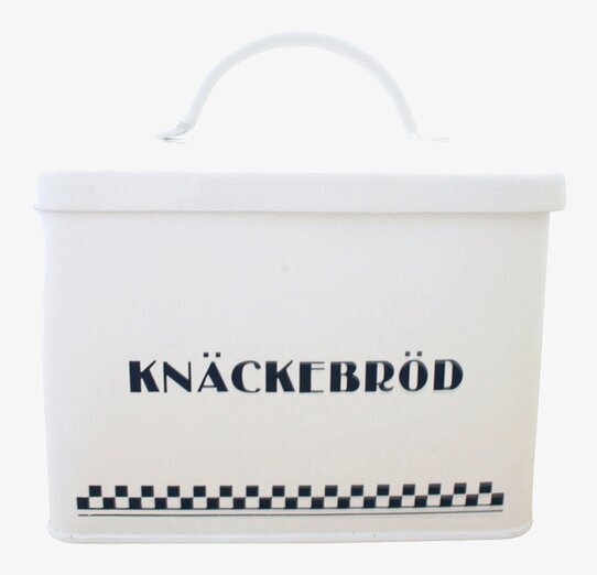 Plåtburk Classic Knäckebröd Blå/Vit från Strömshaga