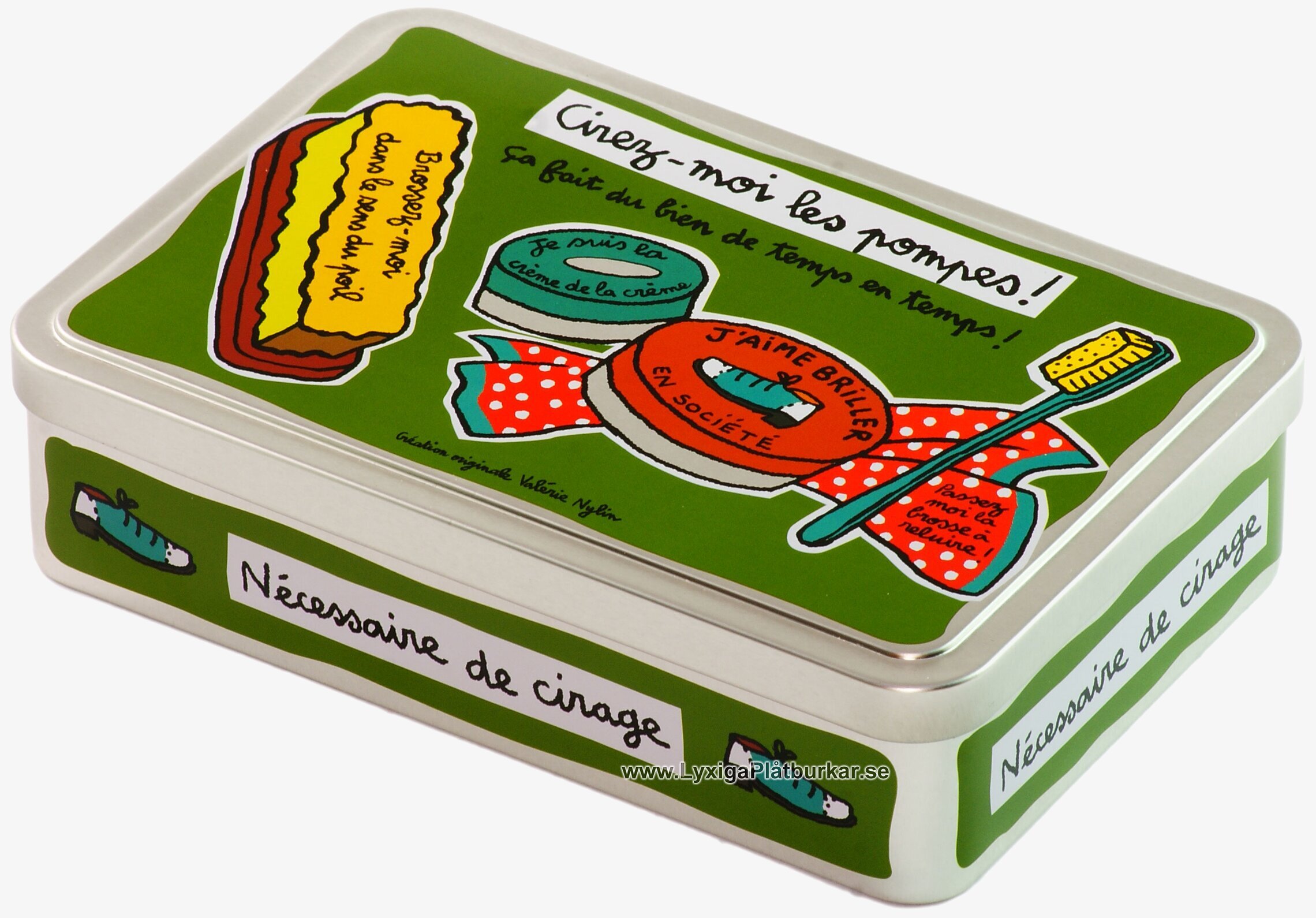 Plåtburk Skovård från Derriére la porte med lekfull design