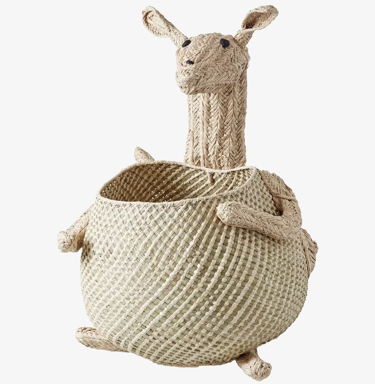 Förvaringskorg Känguru från Rice i flätad rotting