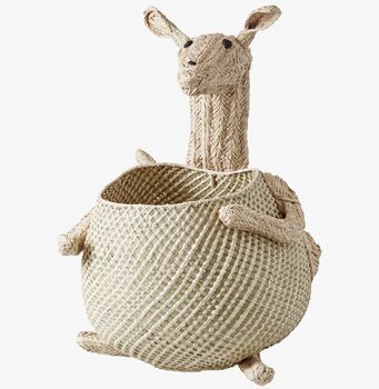 Foto av charmig och lekfull känguru förvaringskorg