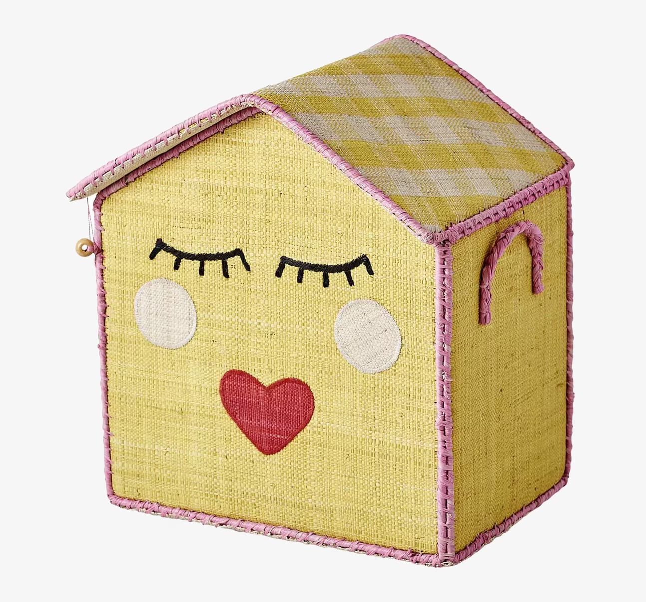Förvaringskorg Sweet Face Small från Rice med ansiktsdesign